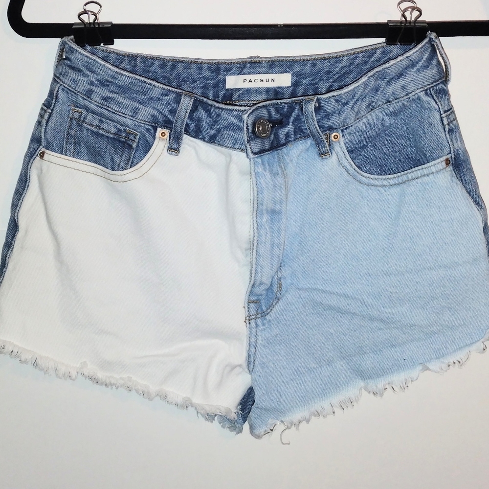 Pacsun High Rise Festival jean shorts